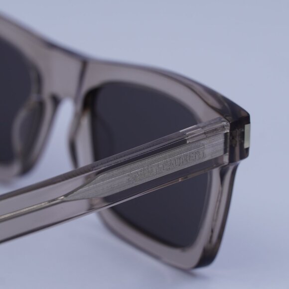 Saint Laurent SL461 BETTY 014 Sunglasses Brown Rectangle Frame, Black Lenses - Picture 5 of 13